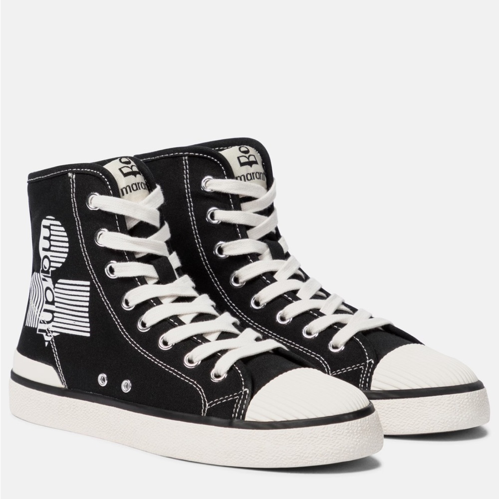 Isabel Marant Black Benkeen Sneakers